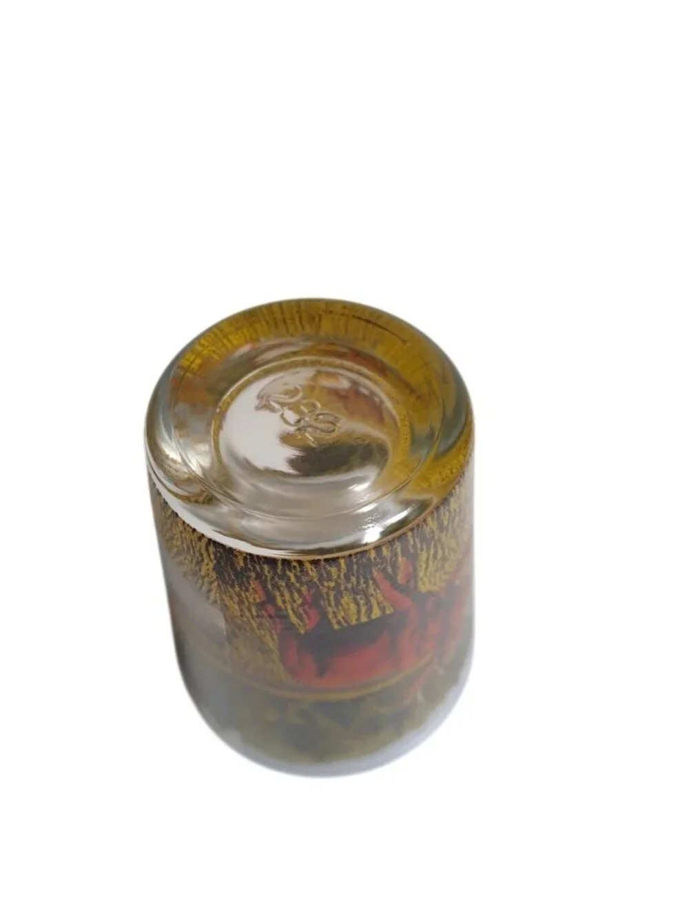 Vermont Moose Souvenir Shot Glass Collectible Maple Leaf Colorful Scenic Artwork